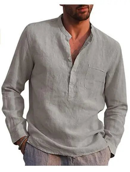 Breathable Cotton Shirt - Luxoria