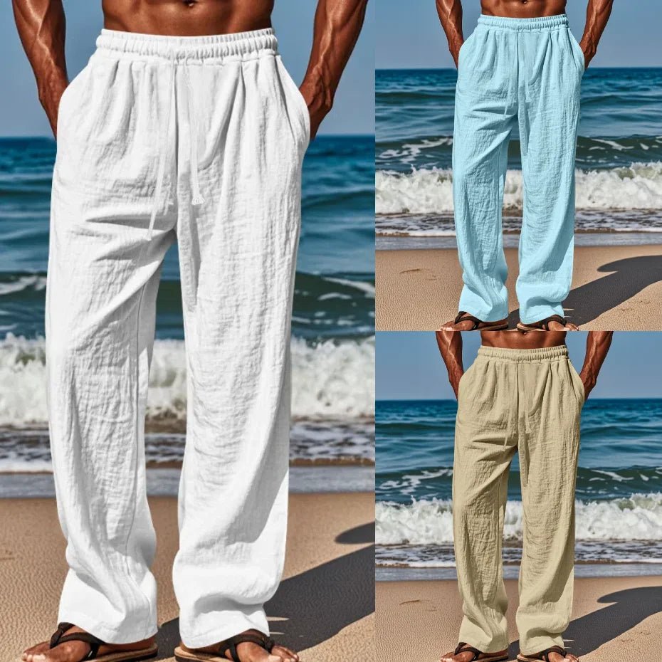 Comfortable Linen Pants - Luxoria