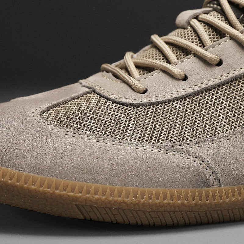 Casual Leather Sneakers - Luxoria