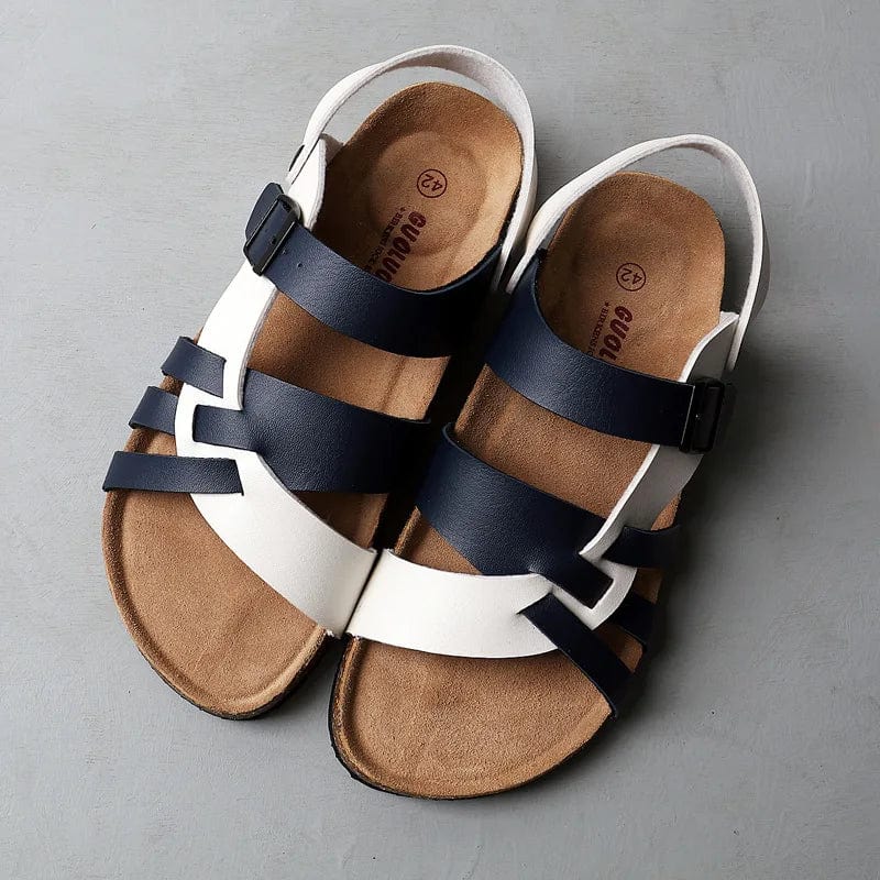 Andrea™ | SANDALIAS CASUAL CON CORREAS CRUZADAS Y PLANTILLA CONFORT NATURAL - Luxoria