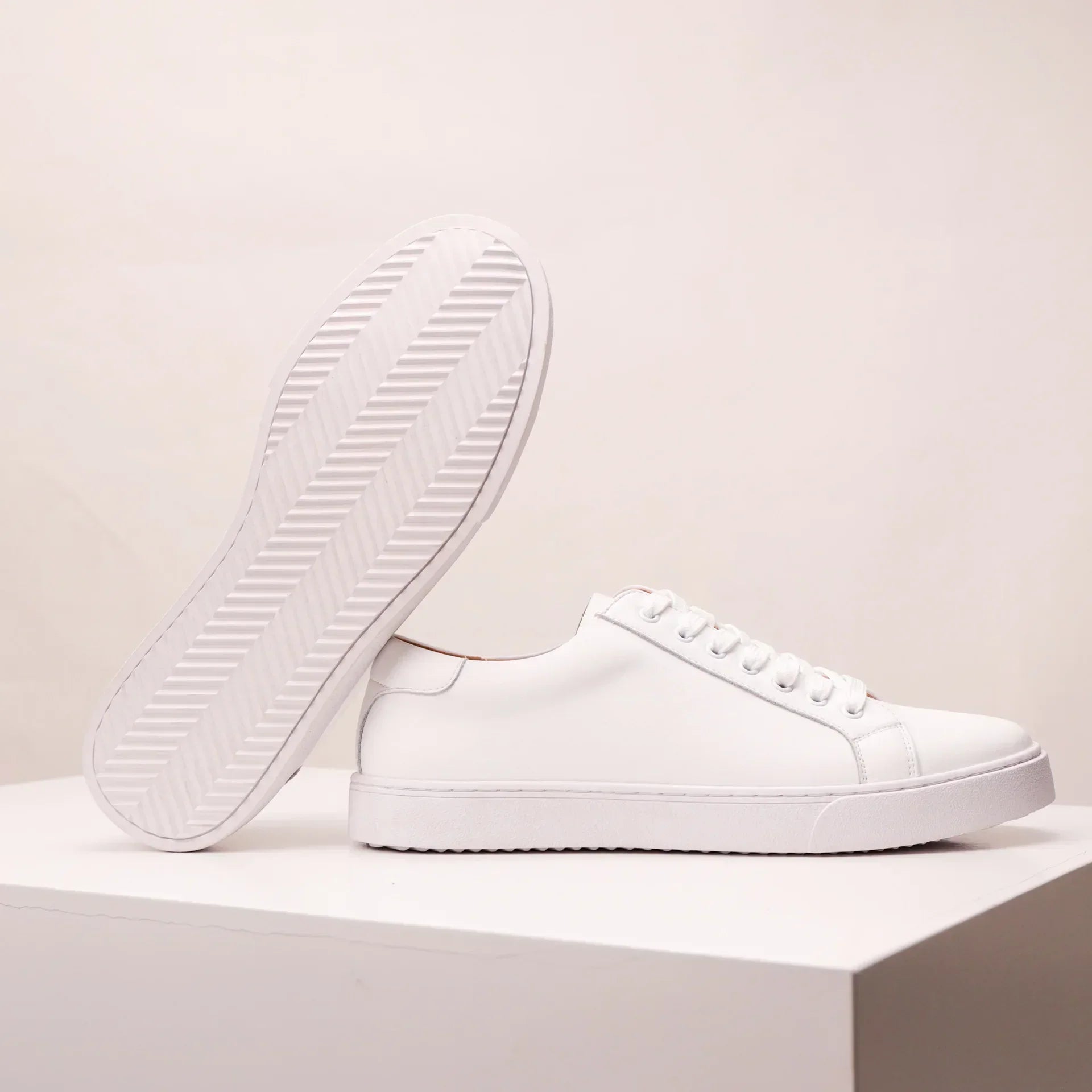 Genuine Leather Sneakers - Luxoria