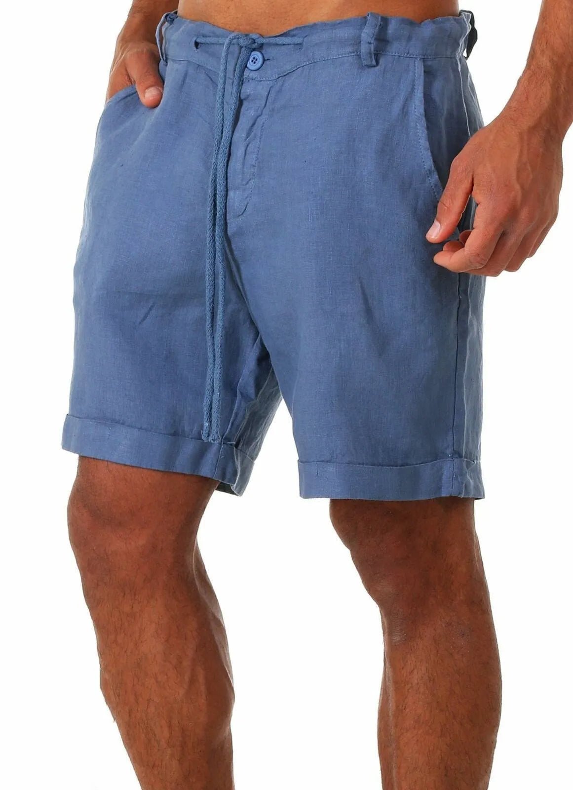 Casual Linen Shorts - Luxoria
