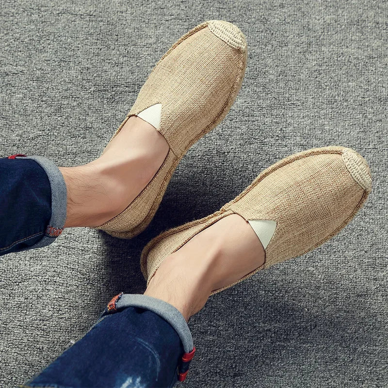 Elegant Canvas Espadrilles - Luxoria