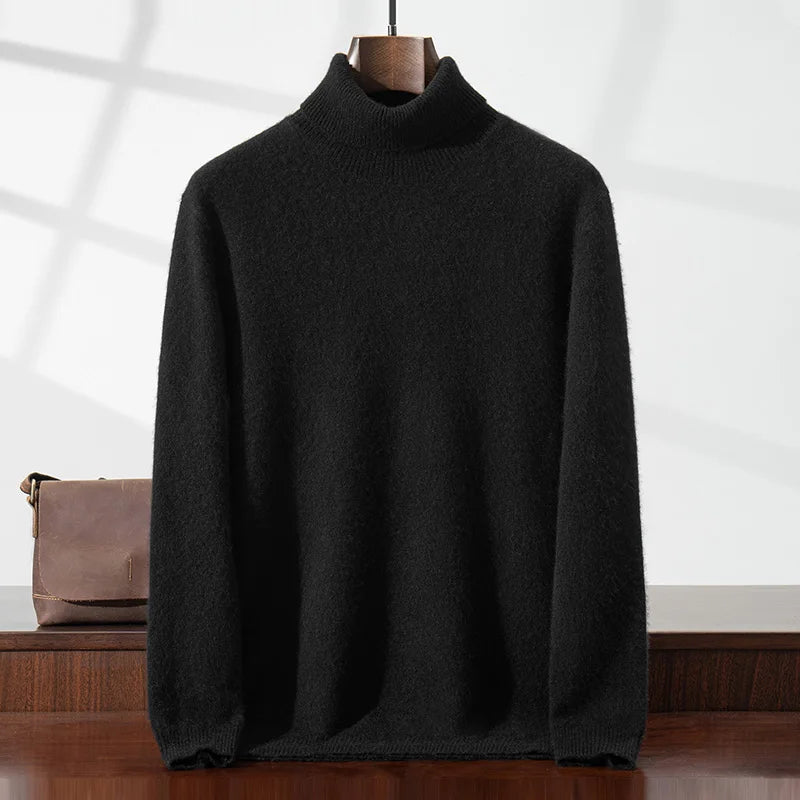 Elegant Cashmere Turtleneck - Luxoria
