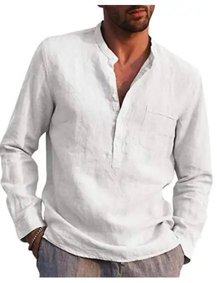Breathable Cotton Shirt - Luxoria