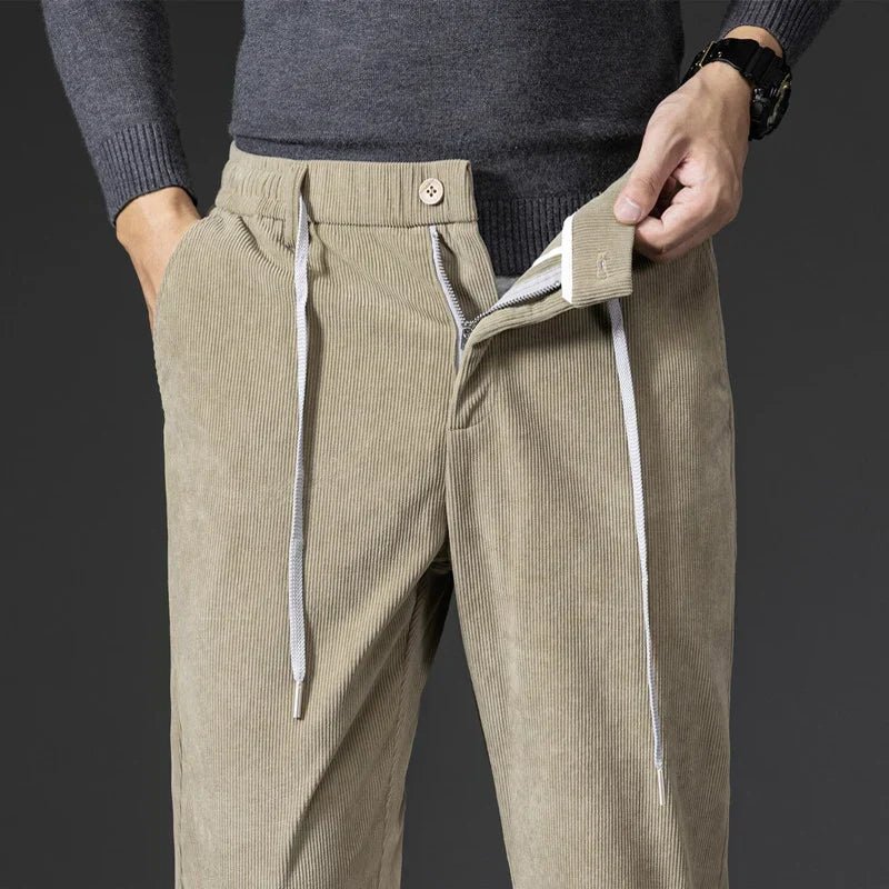 Elegant Corduroy Pants - Luxoria