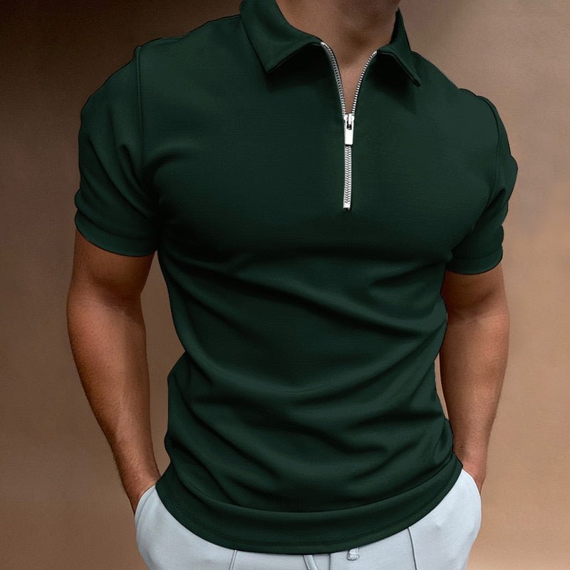 Zip Polo Shirt - Luxoria