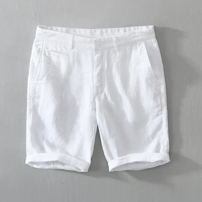 Premium Linen Shorts - Luxoria