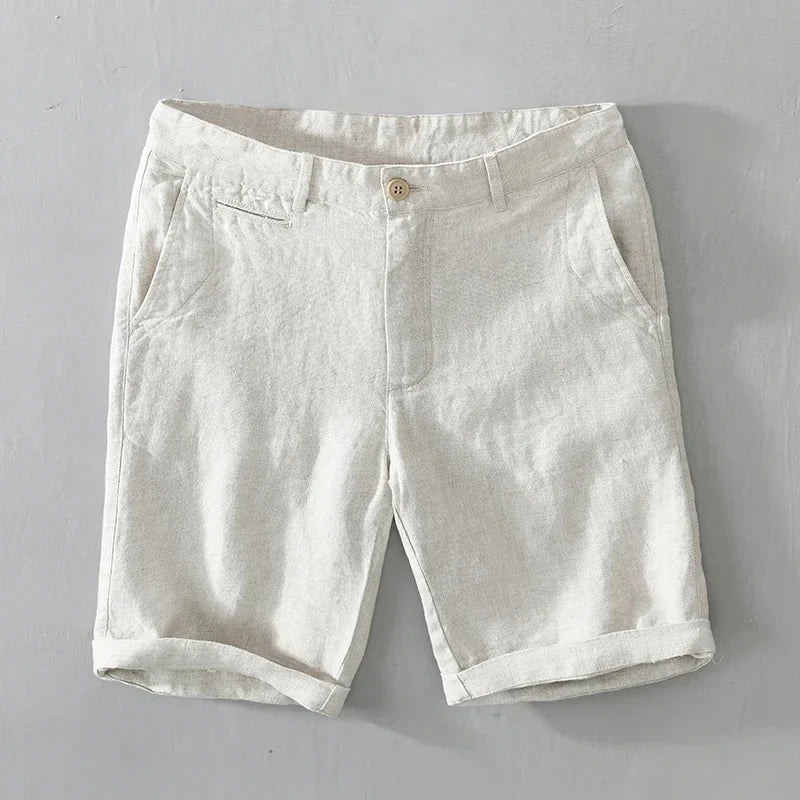 Premium Linen Shorts - Luxoria