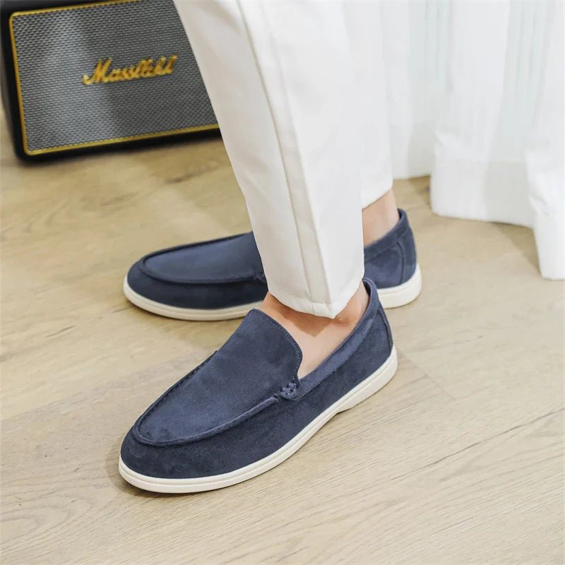Casual Suede Loafers - Luxoria