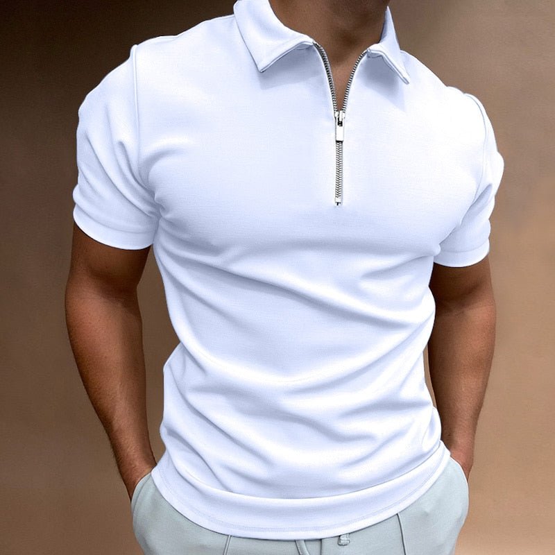 Zip Polo Shirt - Luxoria