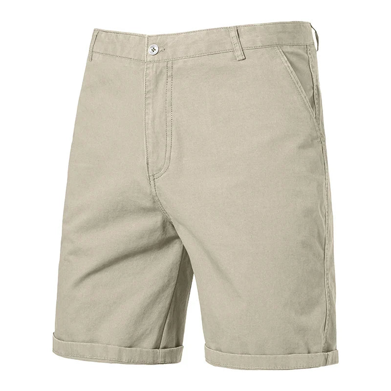 Elegant Cotton Shorts - Luxoria