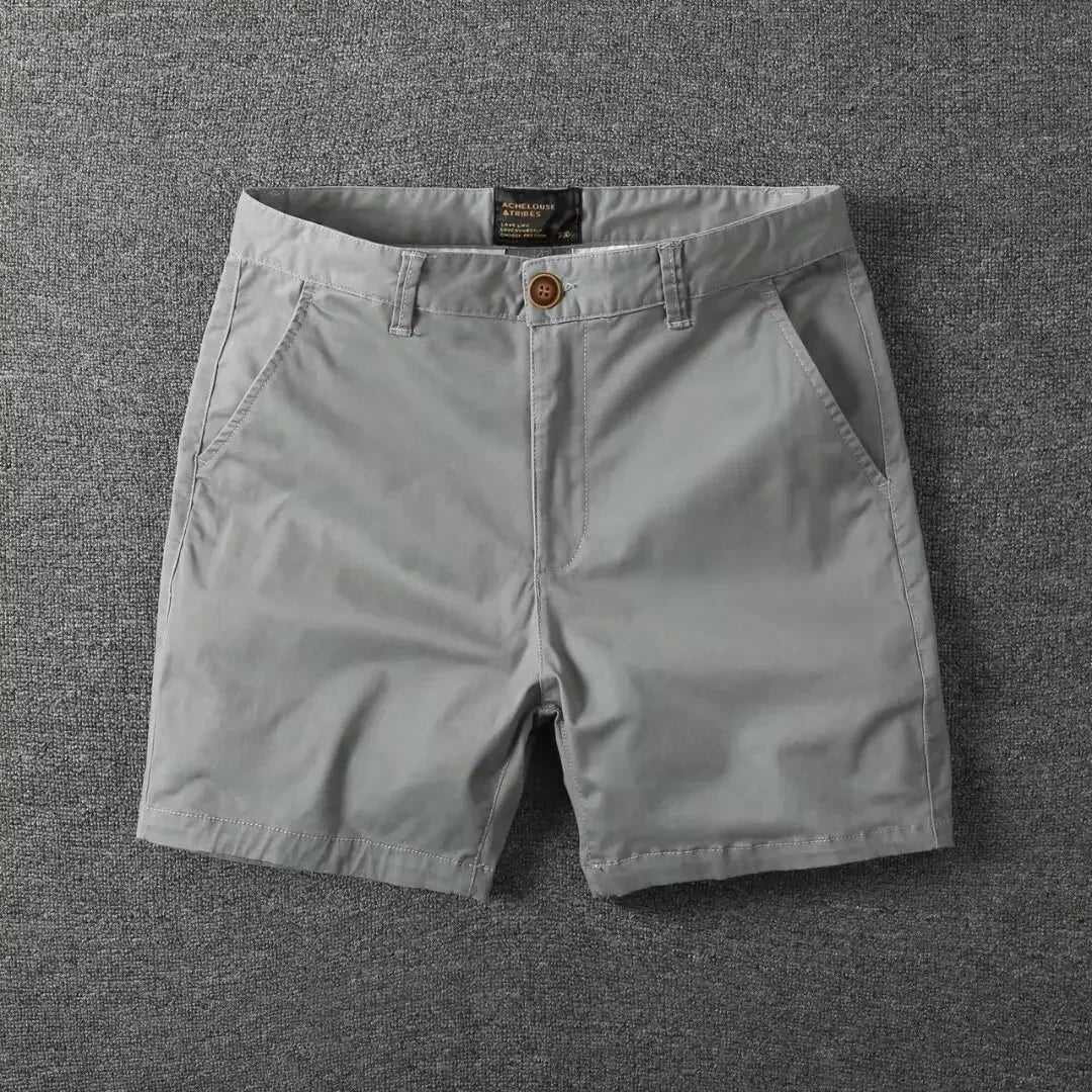 Elegant Cotton Shorts - Luxoria