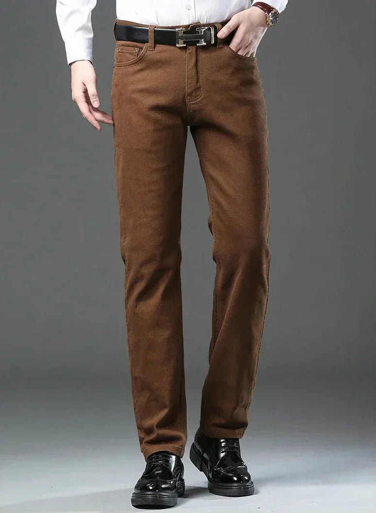 Elegant Cotton Jeans - Luxoria