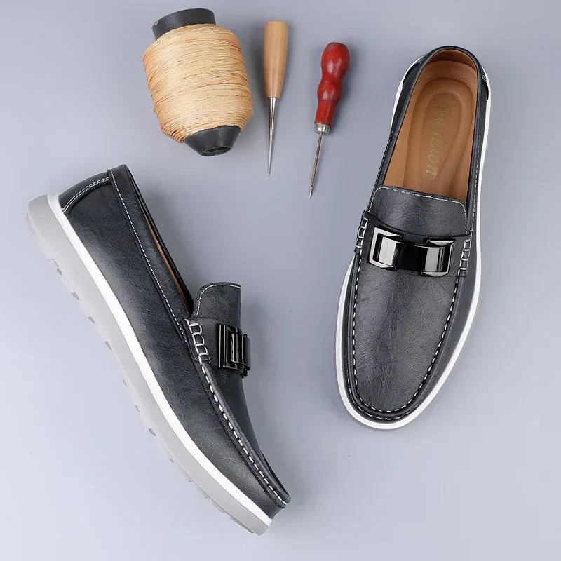 Luxury Leather Loafers - Luxoria