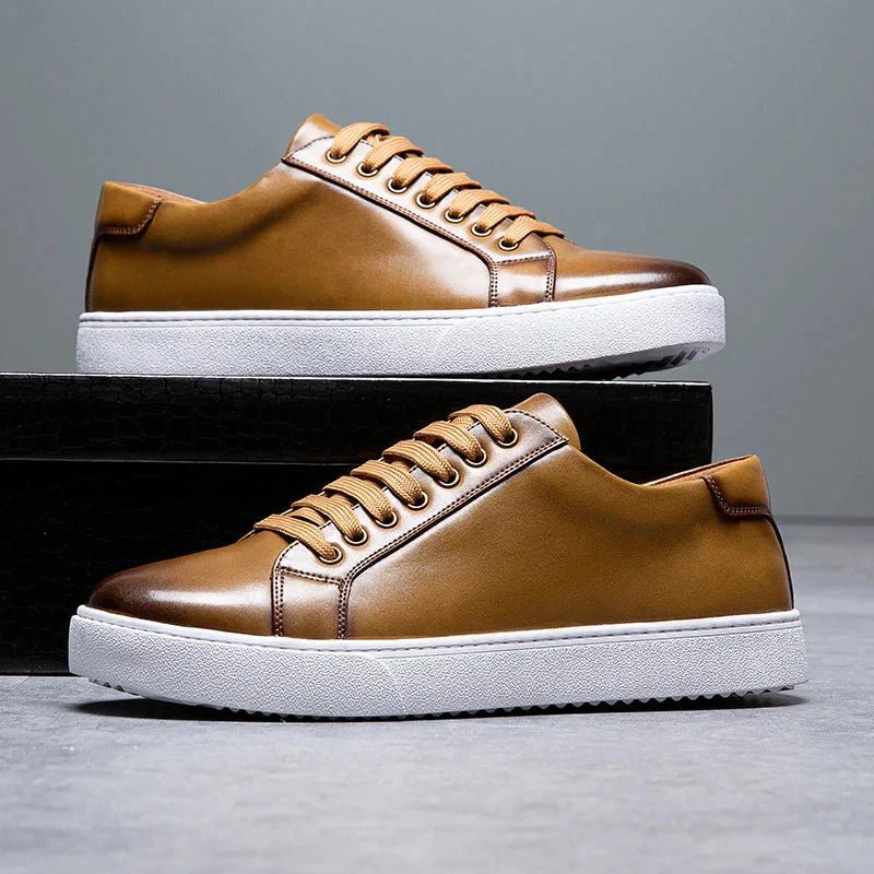 Saint - Tropez Leather Shoes - Luxoria