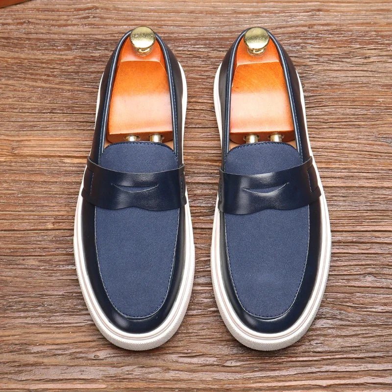 Naples Leather Loafers - Luxoria