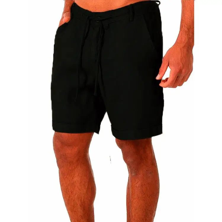 Casual Linen Shorts - Luxoria