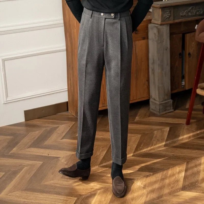 High - Waisted Chic Pants - Luxoria