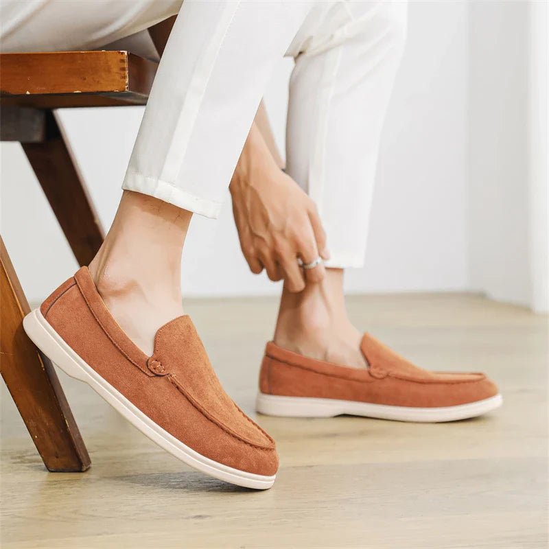 Casual Suede Loafers - Luxoria