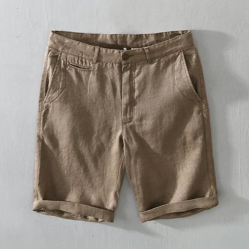 Premium Linen Shorts - Luxoria