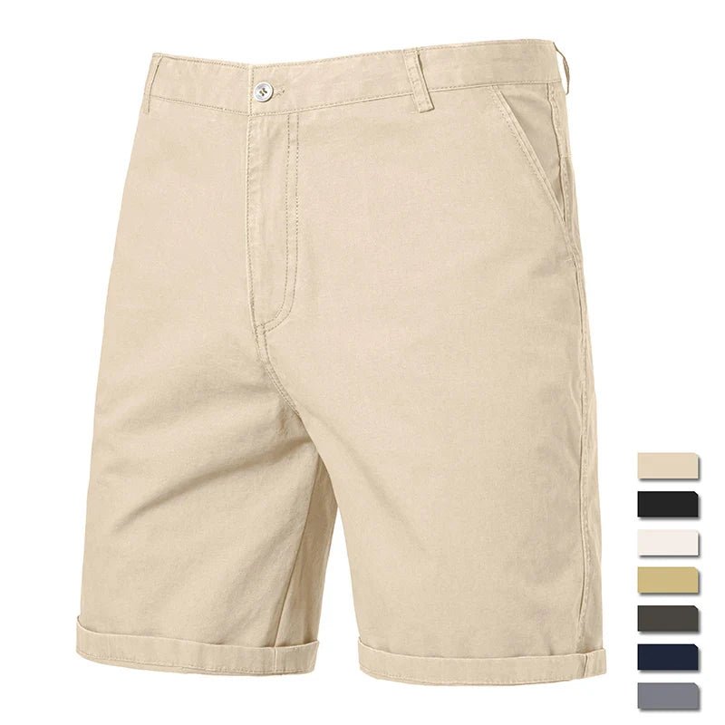 Elegant Cotton Shorts - Luxoria