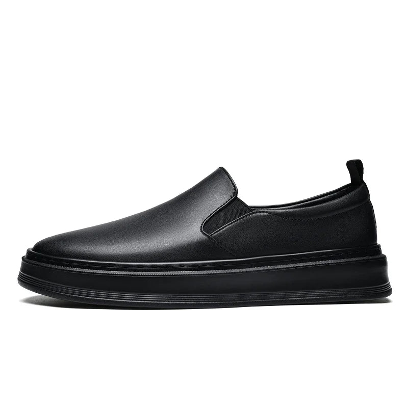 Leather Slip - On Shoes - Luxoria