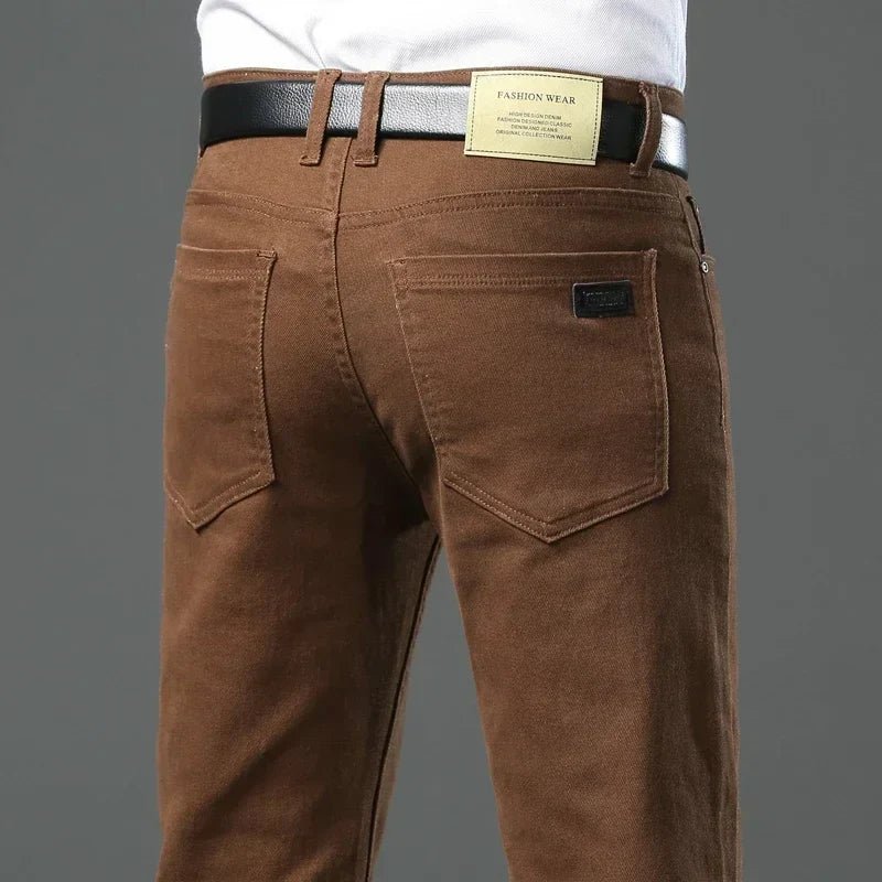 Elegant Cotton Jeans - Luxoria