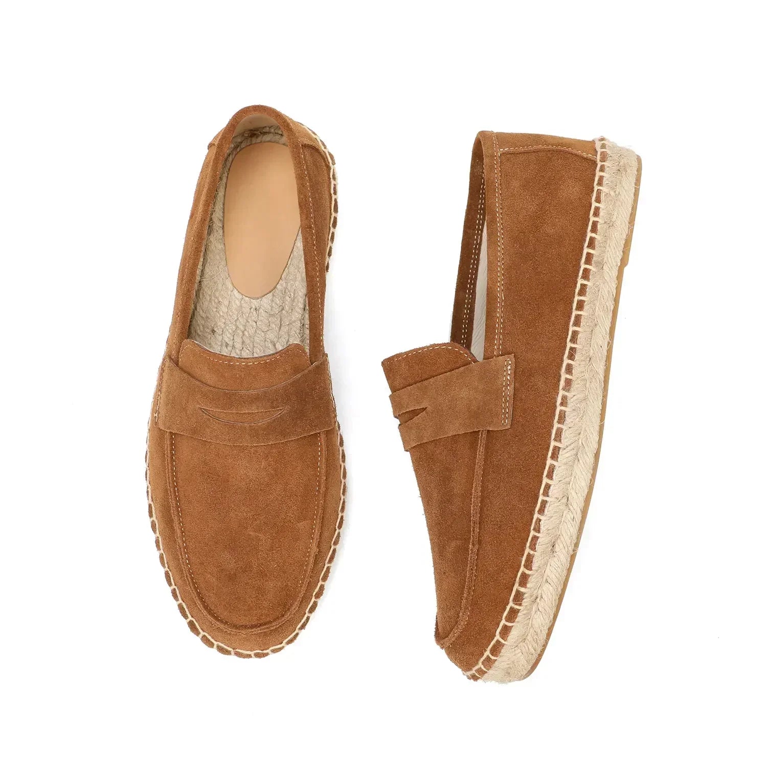 Elegant Suede Espadrilles - Luxoria
