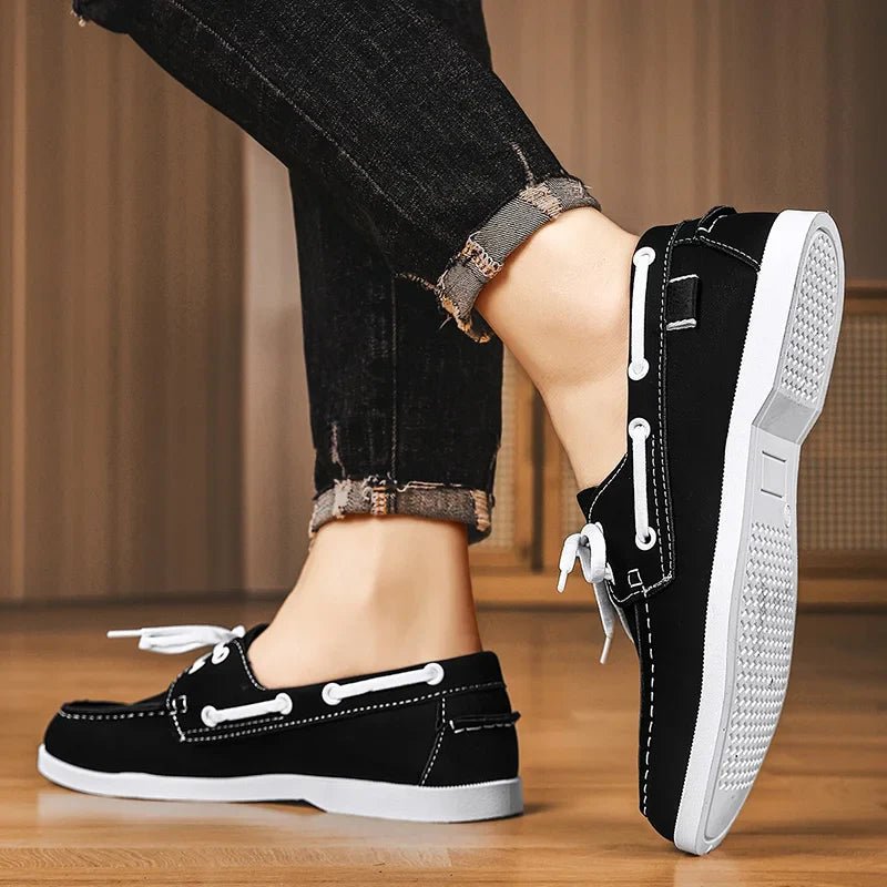 Leather Business Loafers - Luxoria