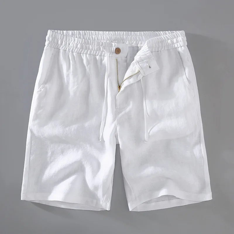 Elegant Linen Shorts - Luxoria