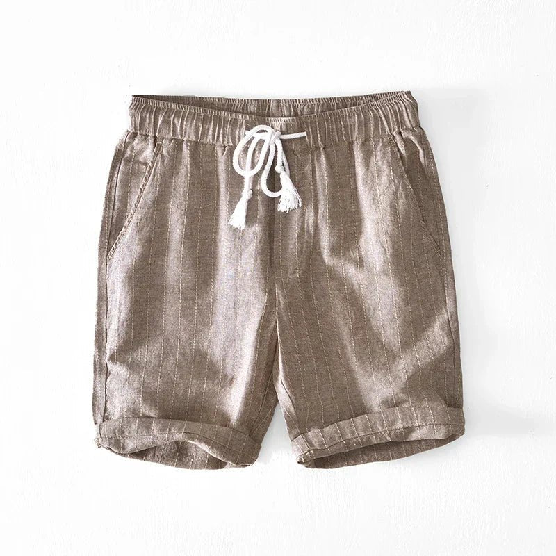Elegant Linen Shorts - Luxoria