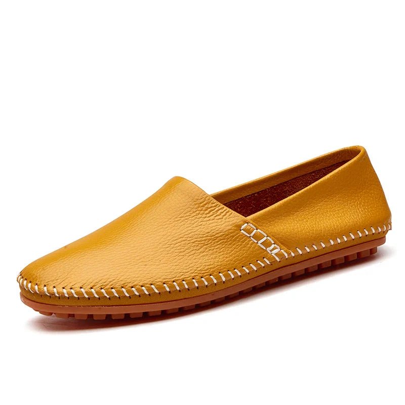 Light Leather Loafers - Luxoria