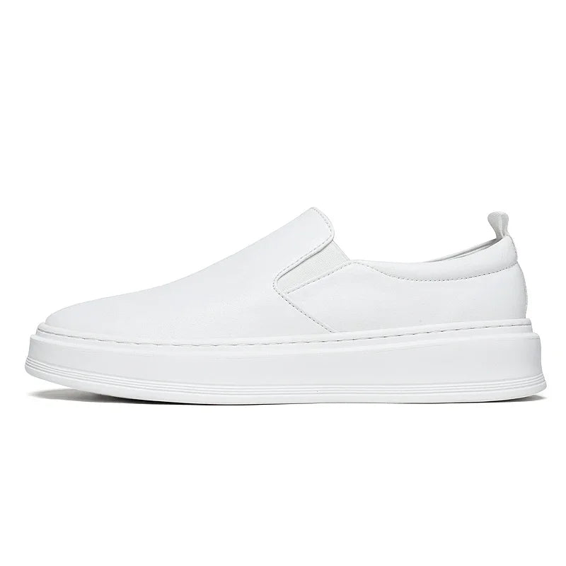 Leather Slip - On Shoes - Luxoria