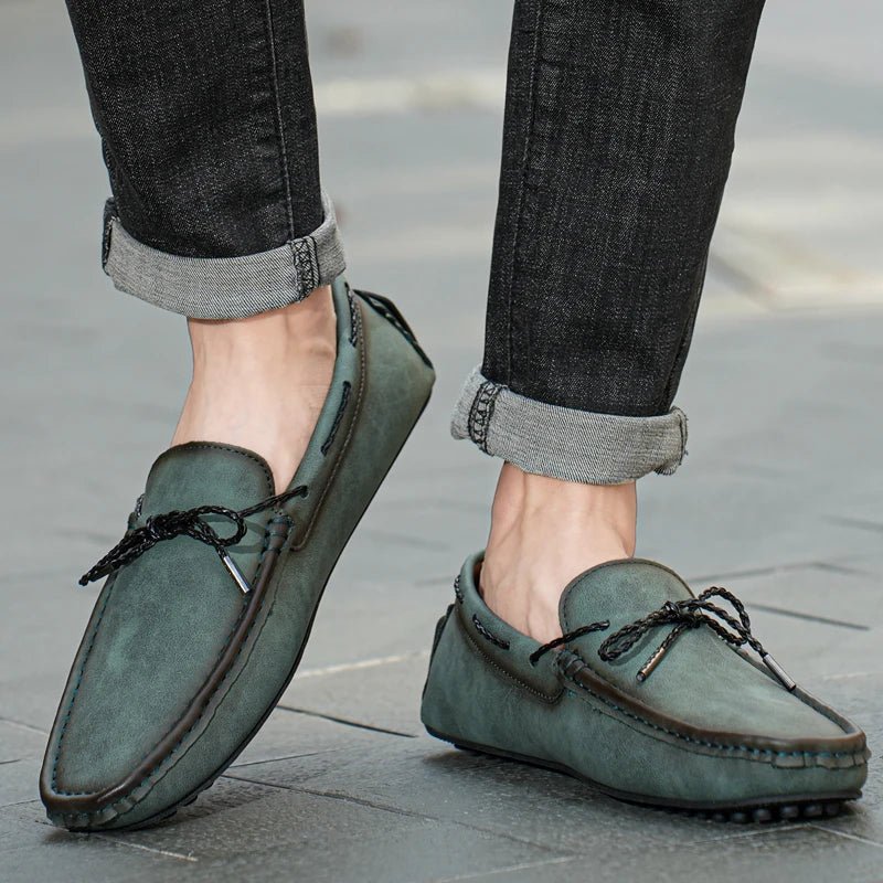 Handmade Suede Loafers - Luxoria