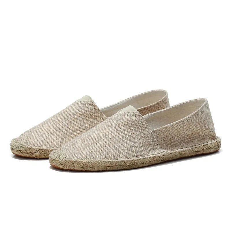 Elegant Canvas Espadrilles - Luxoria