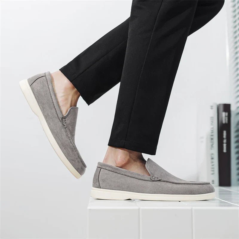 Casual Suede Loafers - Luxoria