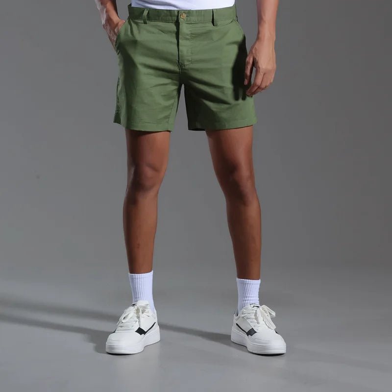 Elegant Cotton Shorts - Luxoria