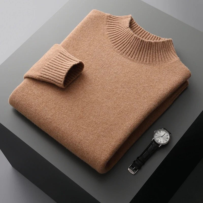 Double Thick Cashmere Sweater - Luxoria