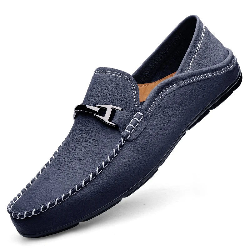 Premium Leather Loafers - Luxoria