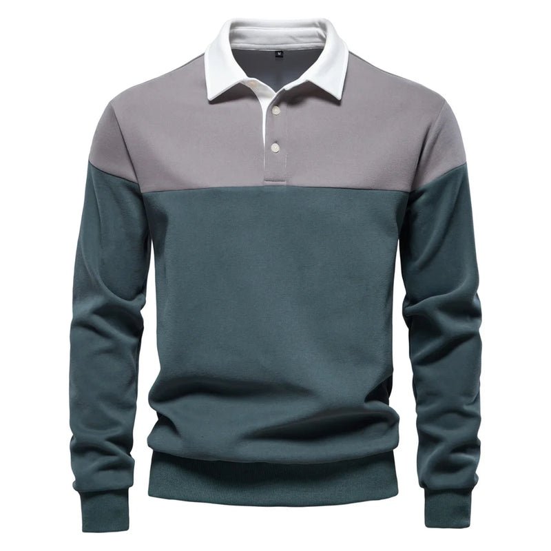 Elegant Polo Sweater - Luxoria
