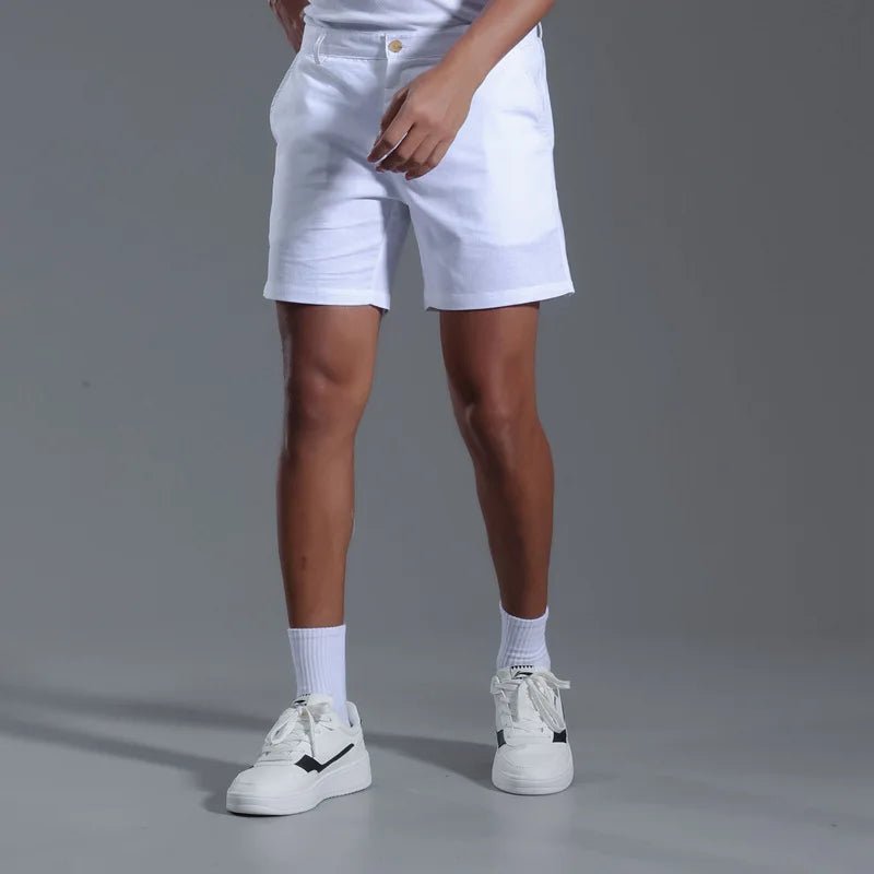 Elegant Cotton Shorts - Luxoria