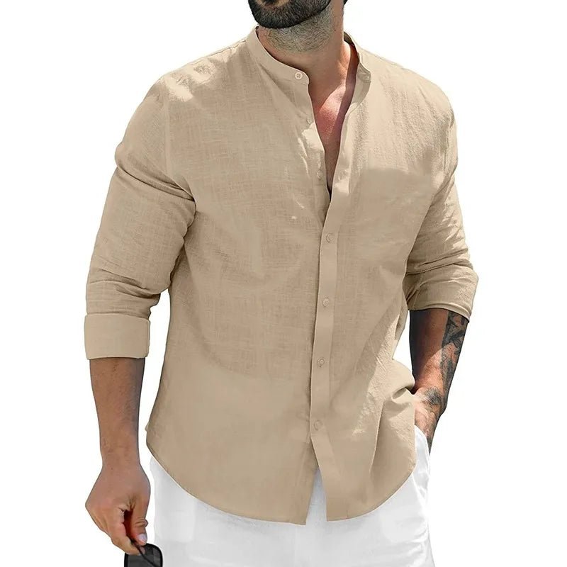 Linen Men's Shirt - Luxoria