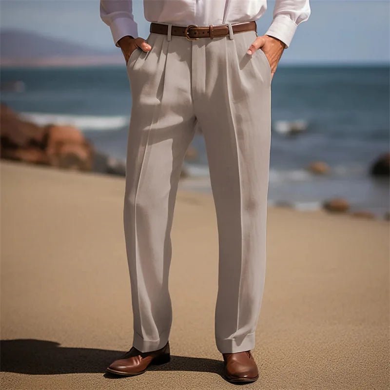 Elegant Linen Pants - Luxoria