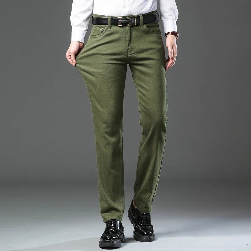 Elegant Cotton Jeans - Luxoria