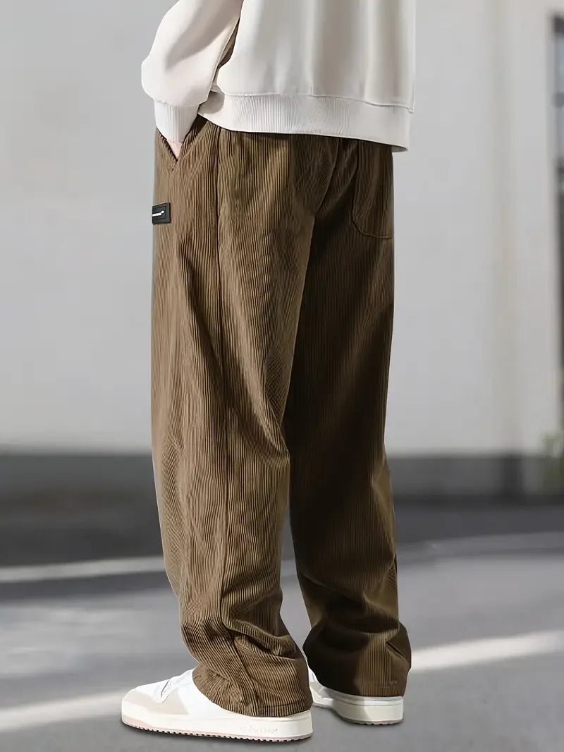 Casual Corduroy Pants - Luxoria