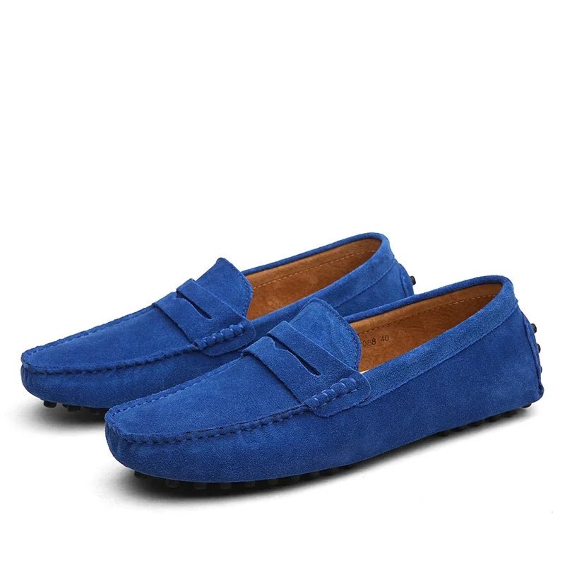 Casual Suede Loafers - Luxoria