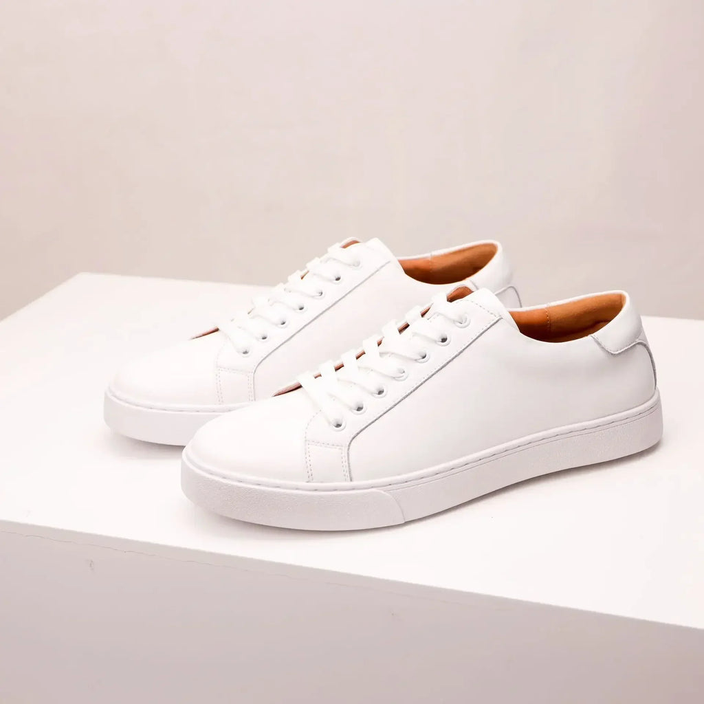 Genuine Leather Sneakers - Luxoria