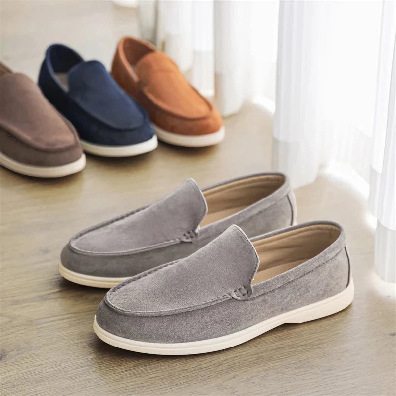 Casual Suede Loafers - Luxoria