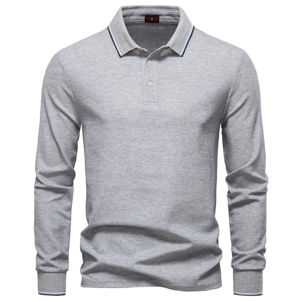 Elegant Polo Sweater - Luxoria